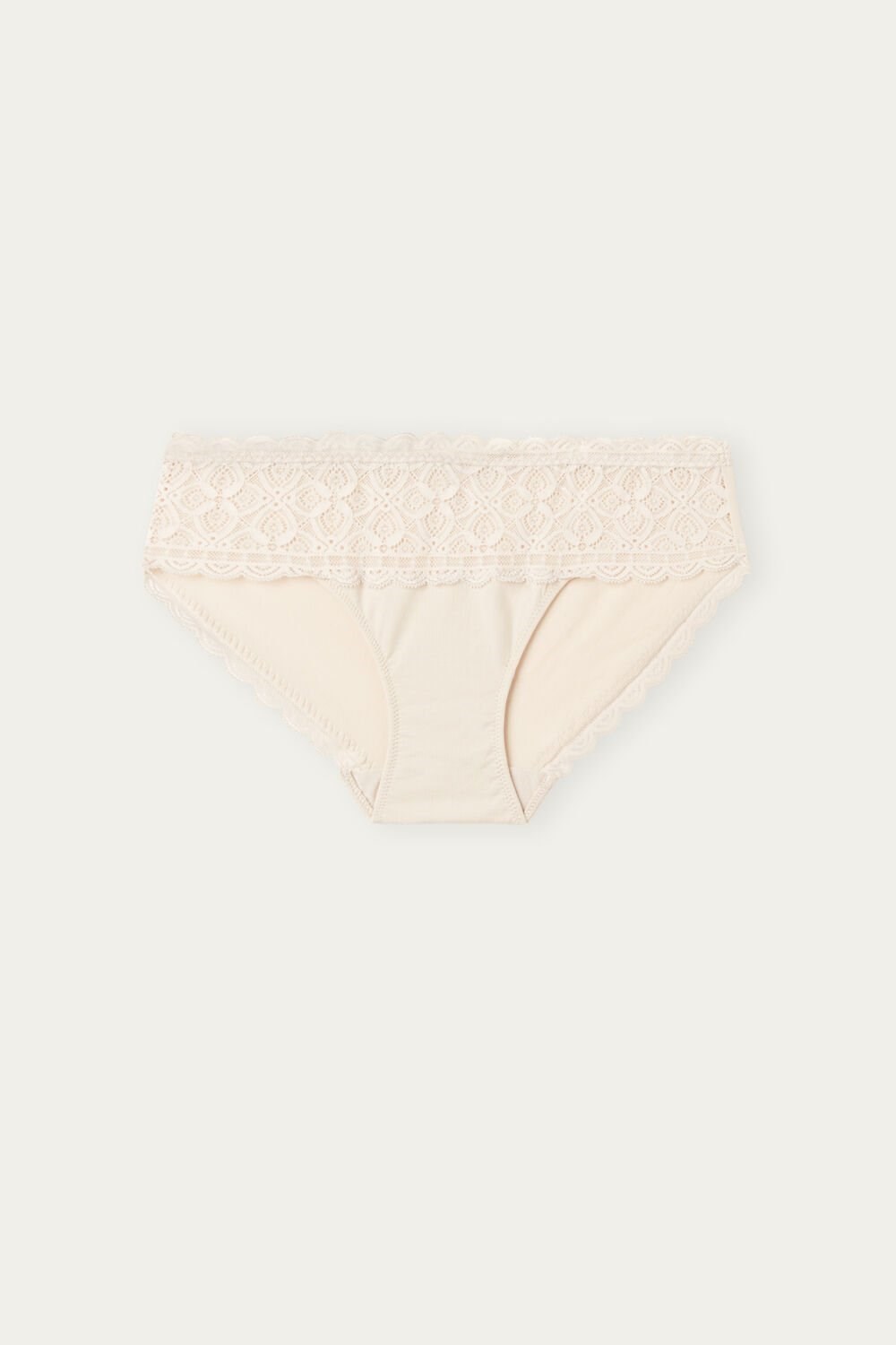 Intimissimi Krajkové and Bavlněné High Rise Panties Růžové | 7914305-FX