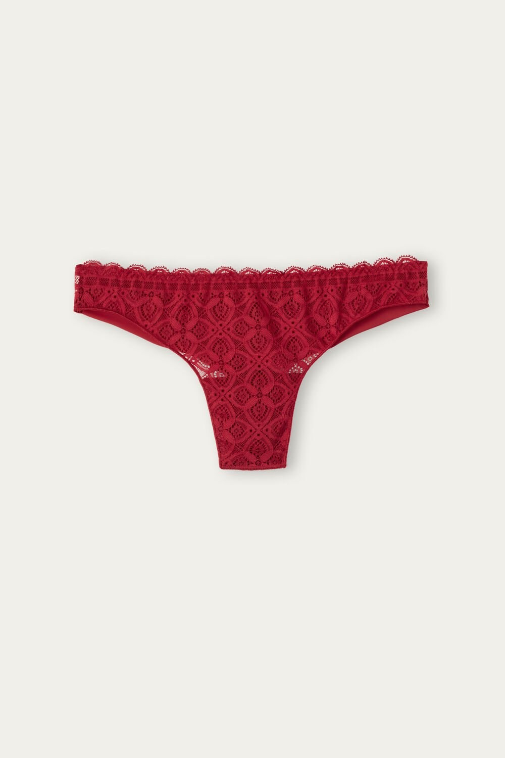 Intimissimi Krajkové and Microfiber Brazilian Červené Červené | 5096783-OR