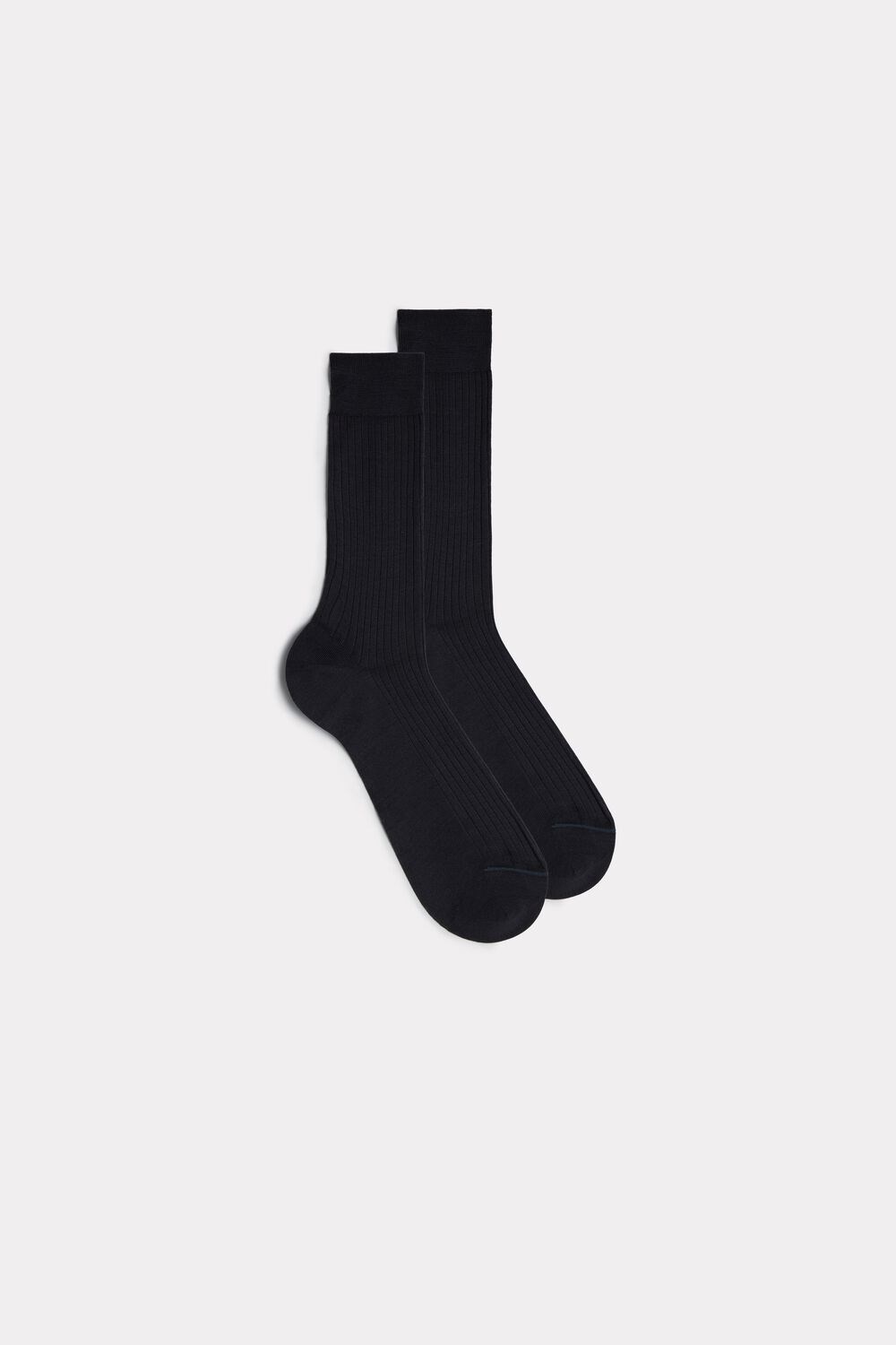 Intimissimi Krátké Žebrovaný Egyptian Bavlněné Socks Šedé | 9012437-HB