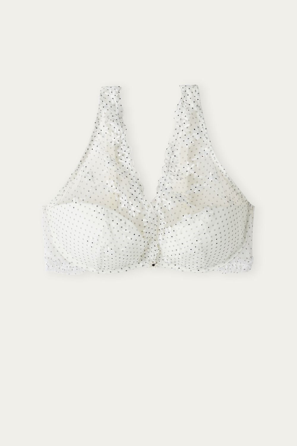 Intimissimi Little Pleasures Giorgia Balconette Bra Bílé Černé | 1798305-ED