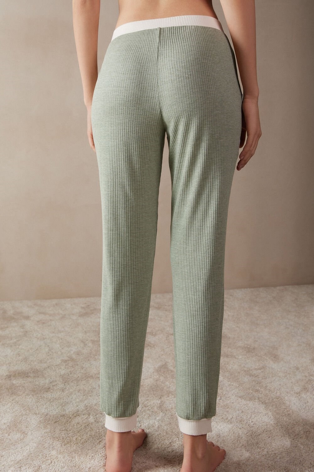 Intimissimi Lost in Fields Full Length Pants in Modal Zelene Zelene | 1457690-XM