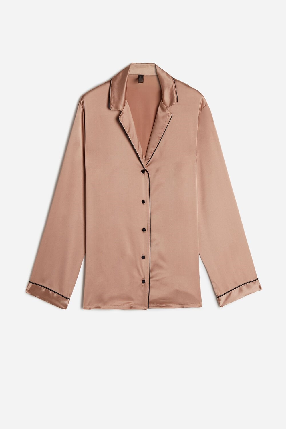 Intimissimi Mannish-Cut Jacket in Silk Satin Růžové | 7081429-XS