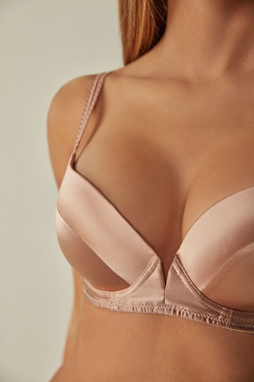 Intimissimi Mia Silk Super Push-Up Bra Růžové | 4951720-VT