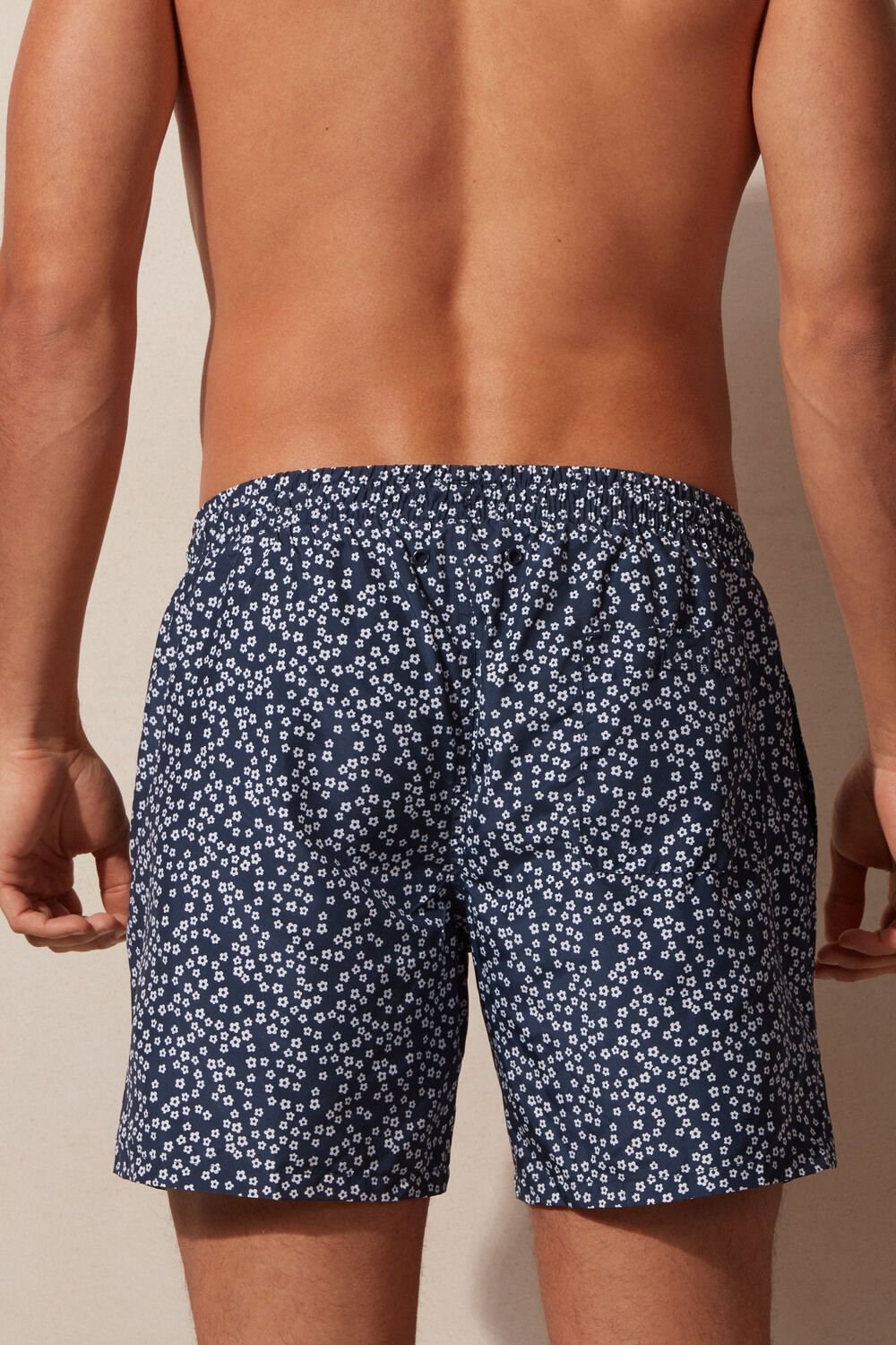 Intimissimi Micro Flower Print Swim Trunks Blankyt Blankyt | 1794360-GM