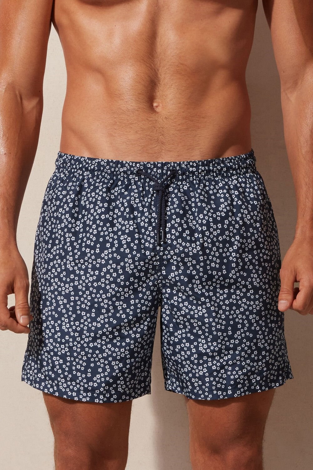 Intimissimi Micro Flower Print Swim Trunks Blankyt Blankyt | 1794360-GM