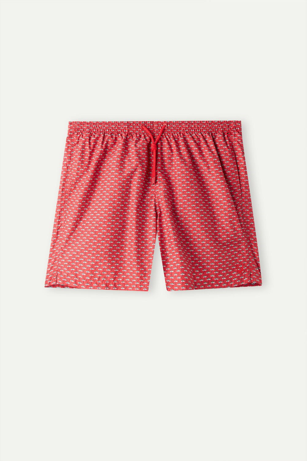 Intimissimi Micro Shark Print Swim Trunks Červené | 5928143-YI