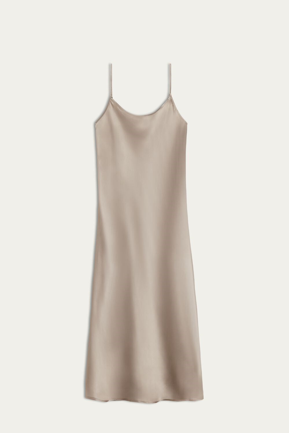 Intimissimi Midi-Length Slip in Silk Béžový | 8521304-UB