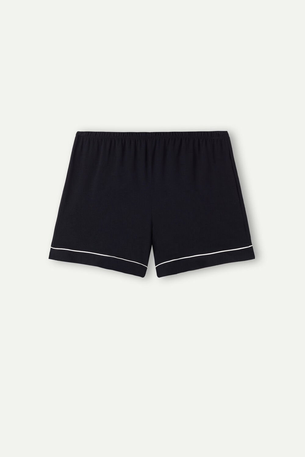 Intimissimi Modal Shorts with Contrast Trim Černé Černé | 3247601-KM