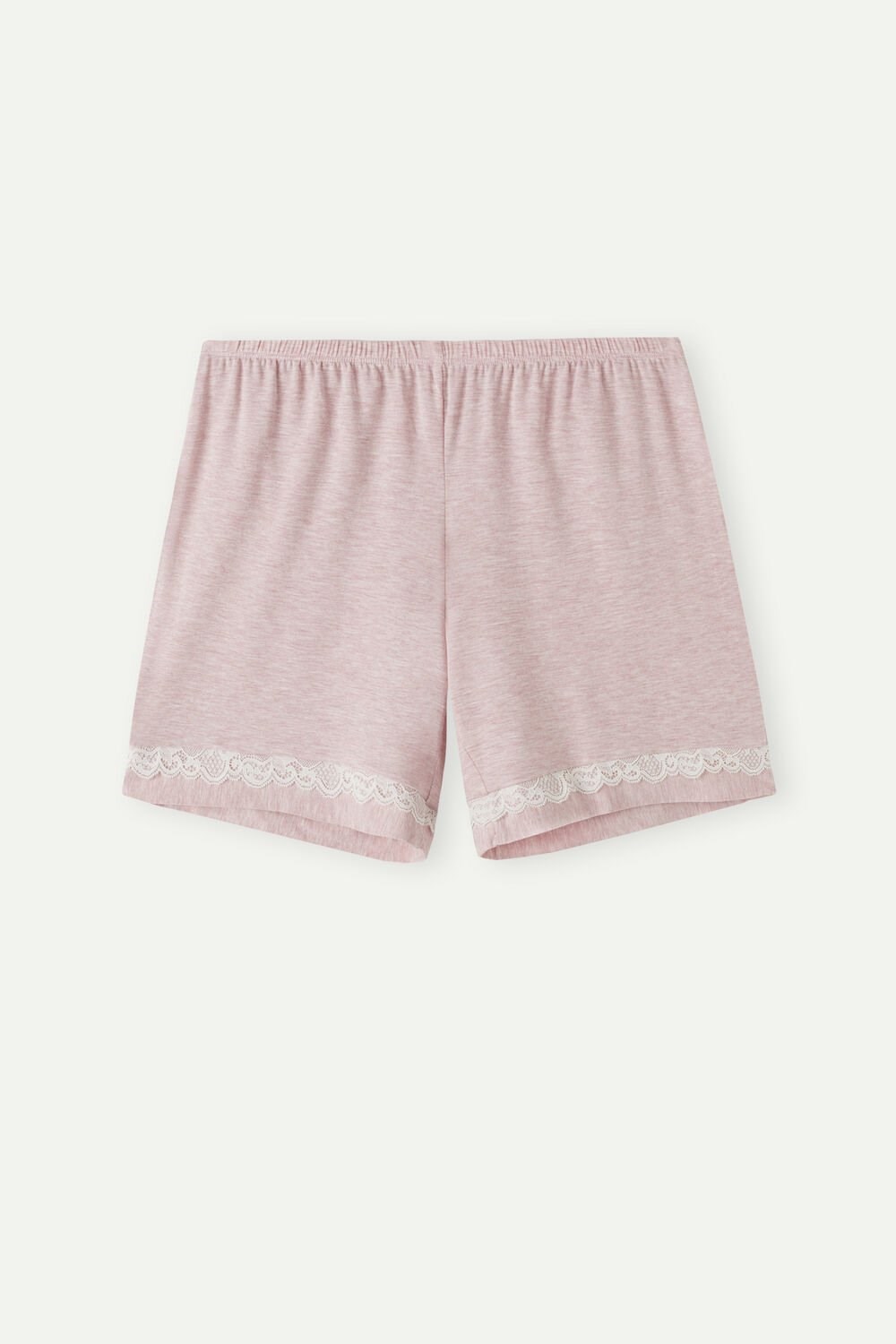 Intimissimi Modal Shorts with Krajkové Details Růžové Světle Růžové | 7429586-TW