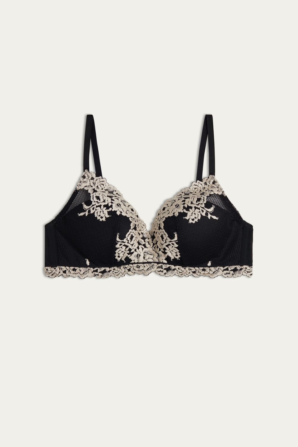 Intimissimi Pretty Flowers Fabiola Push-up Bra Viacfarebný Černé | 1728953-QM