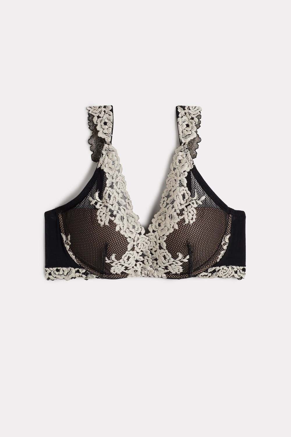 Intimissimi Pretty Flowers Giorgia Balconette Bra Viacfarebný Černé | 0952473-XJ