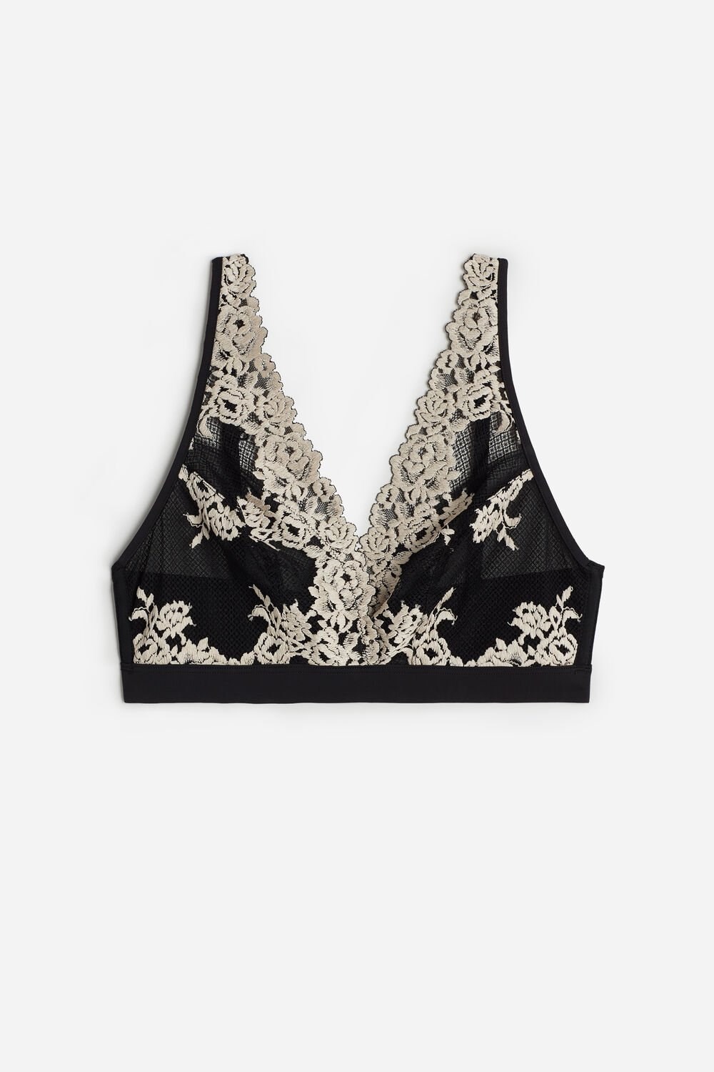 Intimissimi Pretty Flowers Lara Triangle Bra Viacfarebný Černé | 2684935-AZ