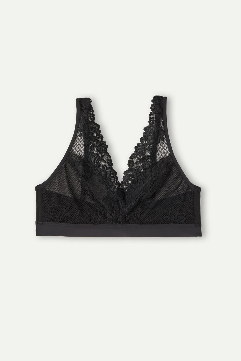 Intimissimi Pretty Flowers Lara Triangle Bra Černé Černé | 6193027-UI