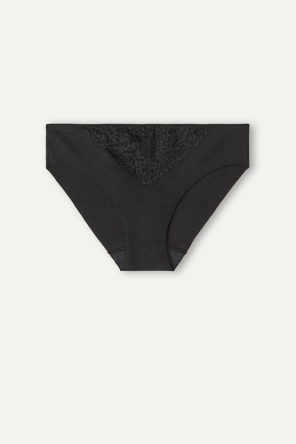 Intimissimi Pretty Flowers Seamless Bavlněné Panties Černé Černé | 0948527-LB