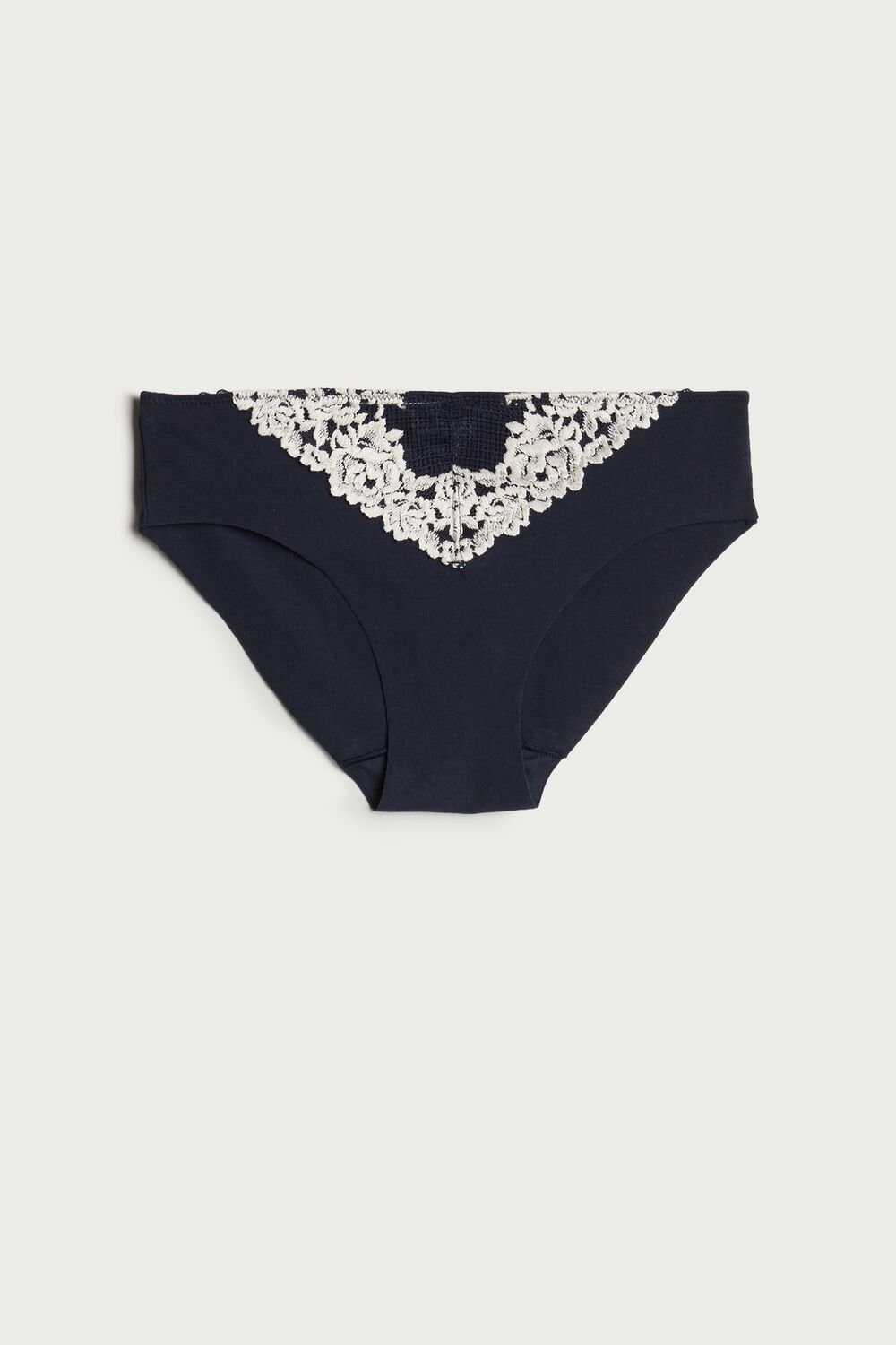 Intimissimi Pretty Flowers Seamless Bavlněné Panties Blankyt Tmavě Blankyt | 4671053-BT