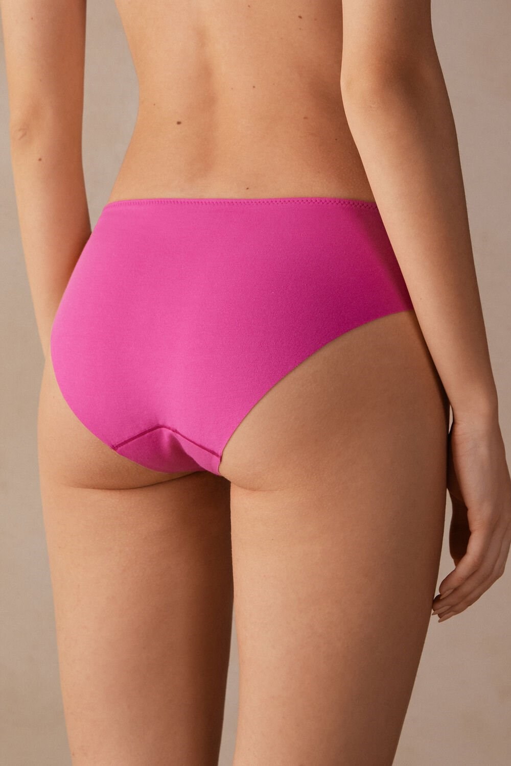 Intimissimi Pretty Flowers Seamless Bavlněné Panties Růžové Růžové | 9417632-FQ