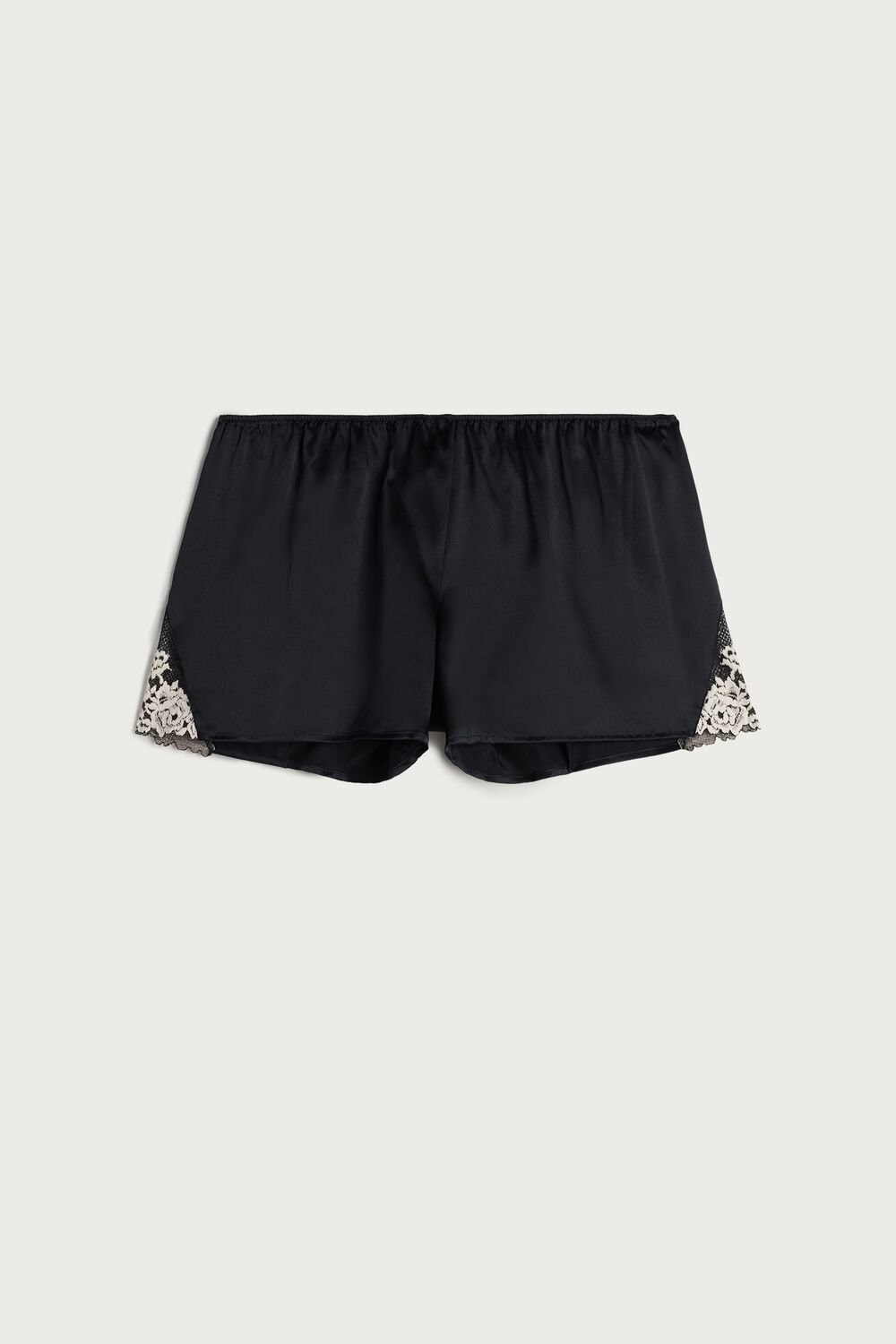 Intimissimi Pretty Flowers Silk Shorts Viacfarebný Černé | 1048267-ER