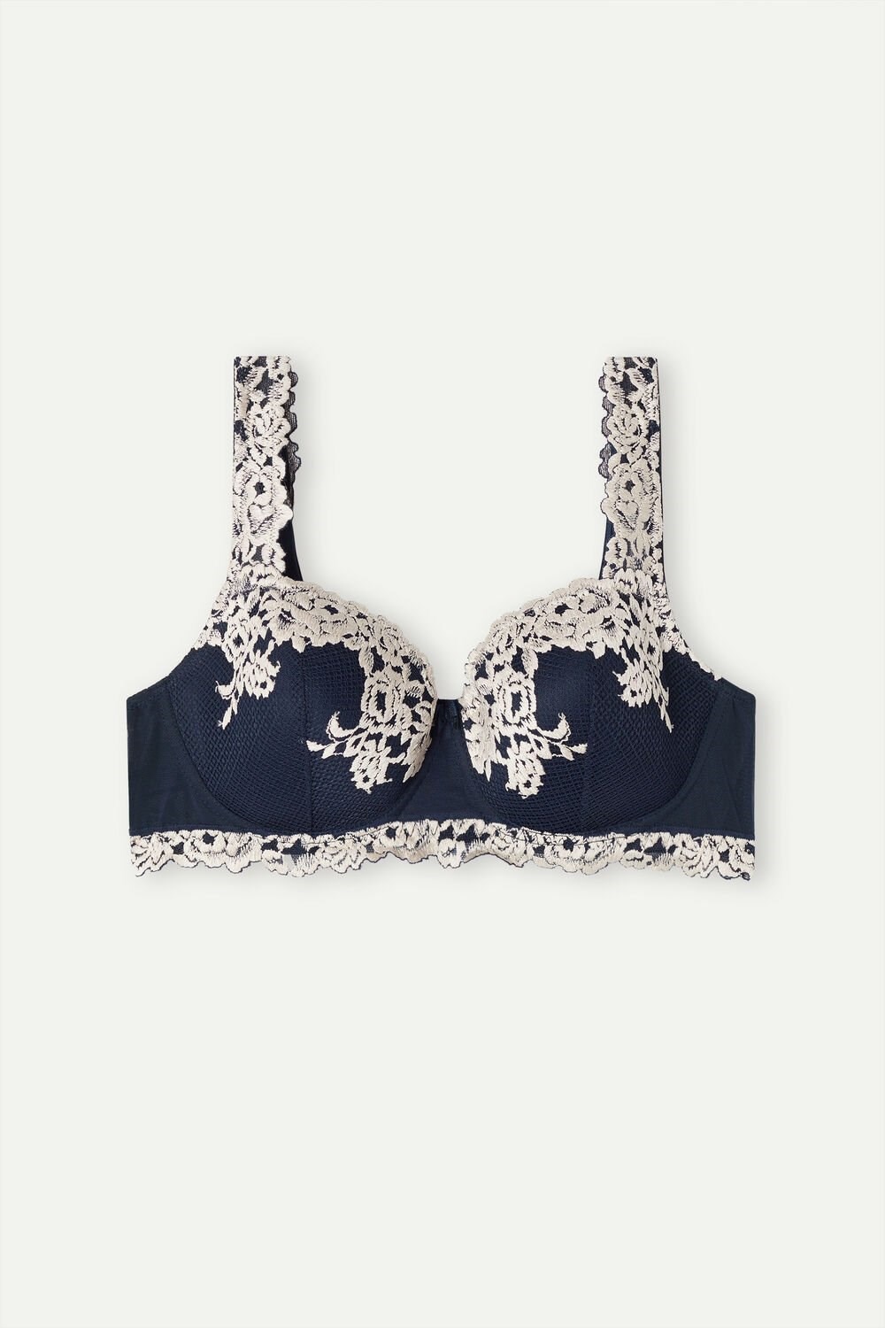 Intimissimi Pretty Flowers Sofia Balconette Bra Blankyt Tmavě Blankyt | 8257943-DK