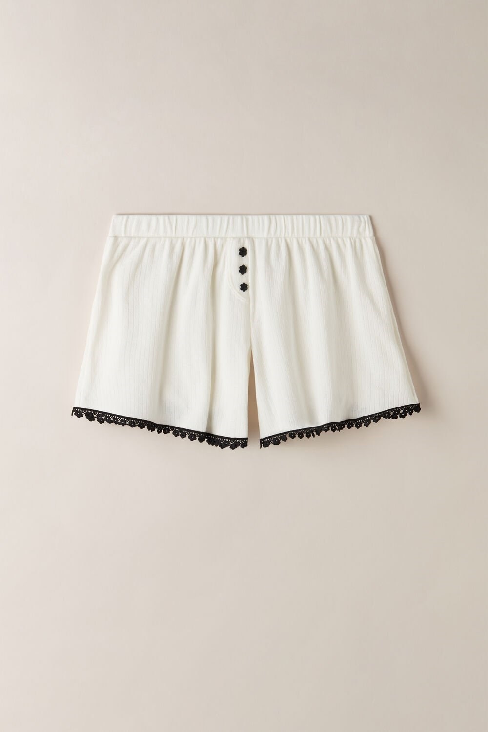 Intimissimi Pure Joy Bavlněné Shorts Bílé | 3052981-ZJ