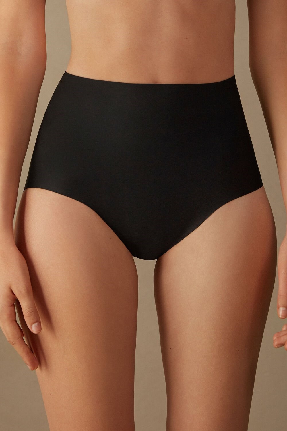 Intimissimi Raw-Cut Microfiber Briefs Černé Černé | 2109685-WZ