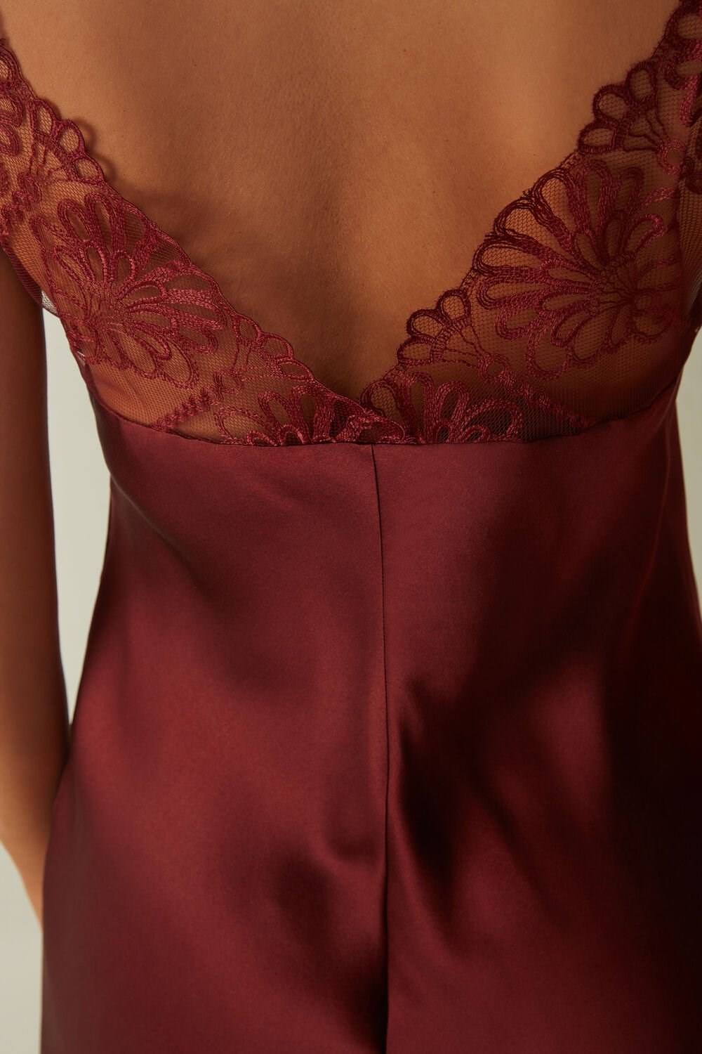 Intimissimi Romantic Life Silk Chemise Červené Tmavě Červené | 0271368-XC