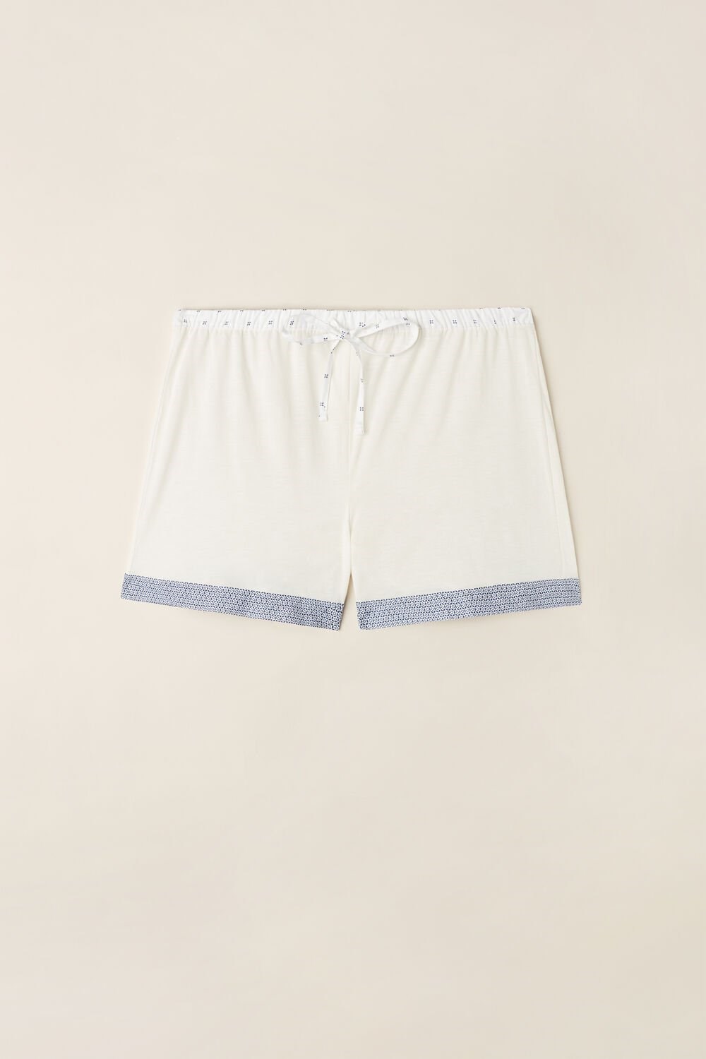 Intimissimi Santorini View Ultrafresh Supima® Bavlněné Shorts Bílé | 7530148-KG