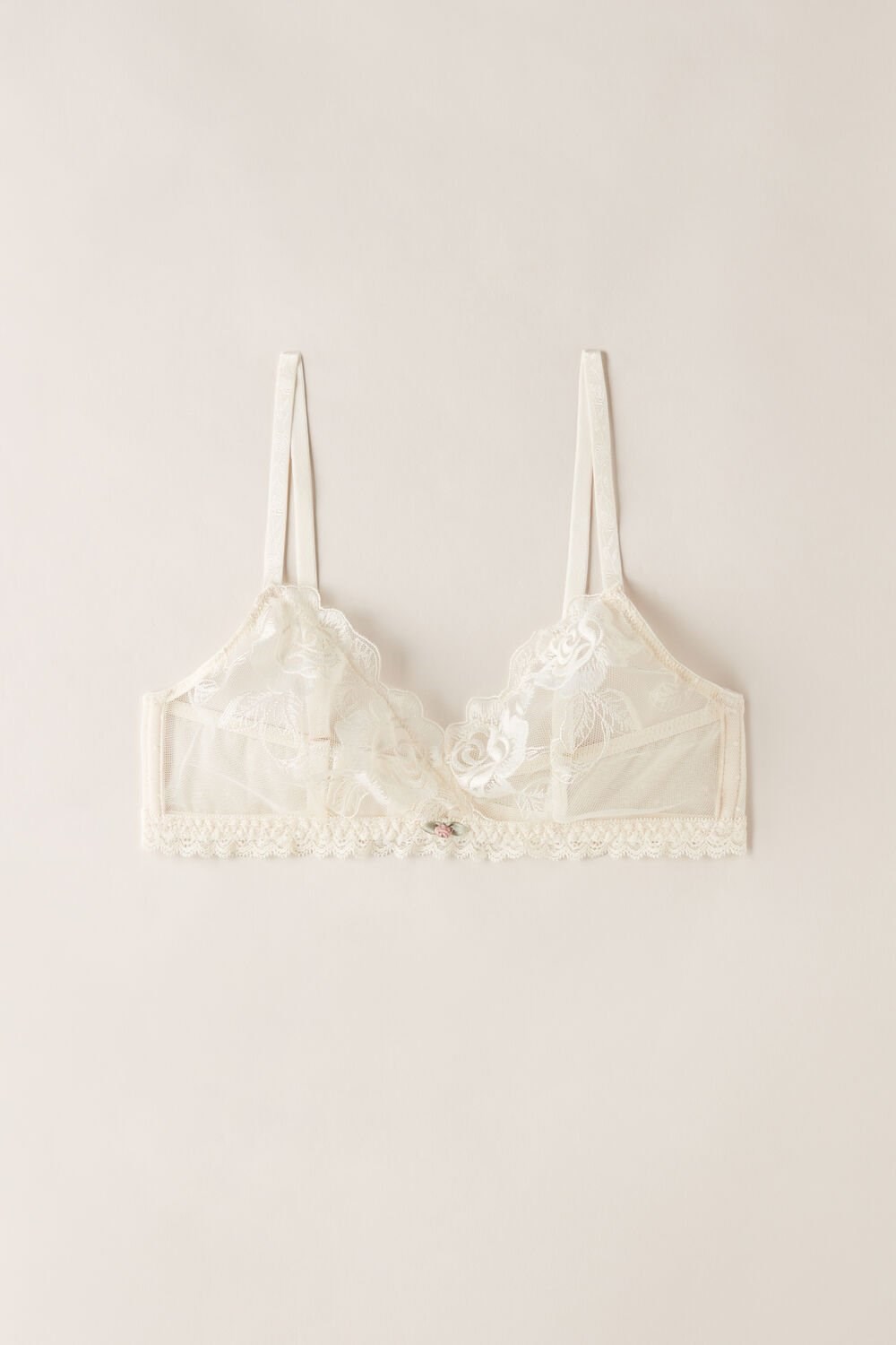 Intimissimi Scent of Roses Emma Triangle Bra Natural - 612i - Vanilla Ivory | 4781932-RK