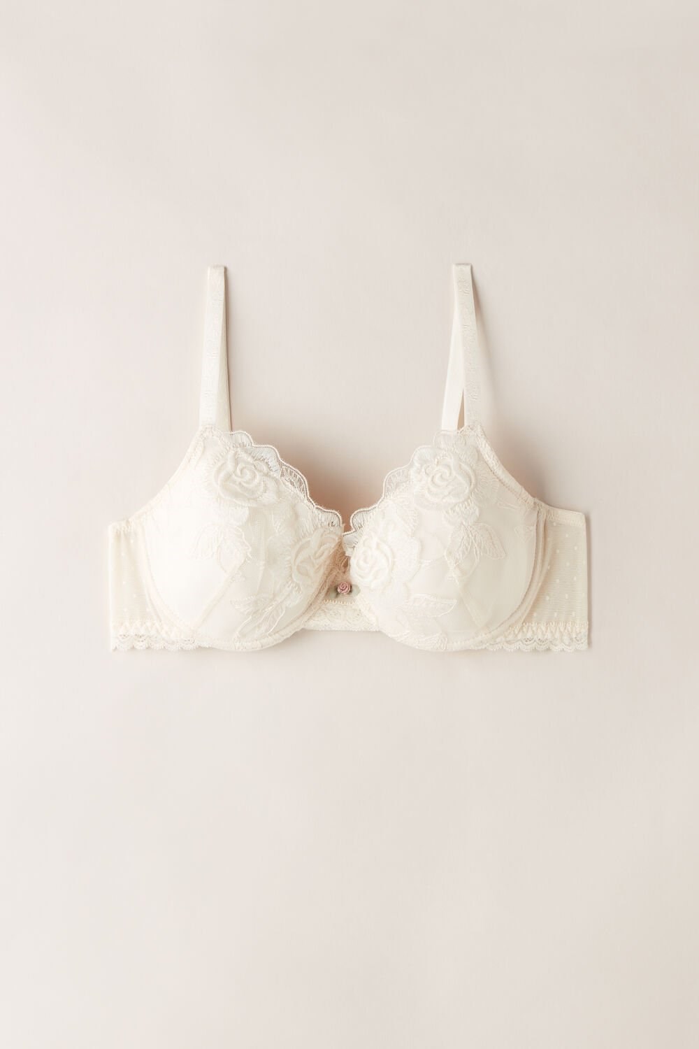 Intimissimi Scent of Roses Francesca Balconette Bra Natural - 612i - Vanilla Ivory | 4061592-QW