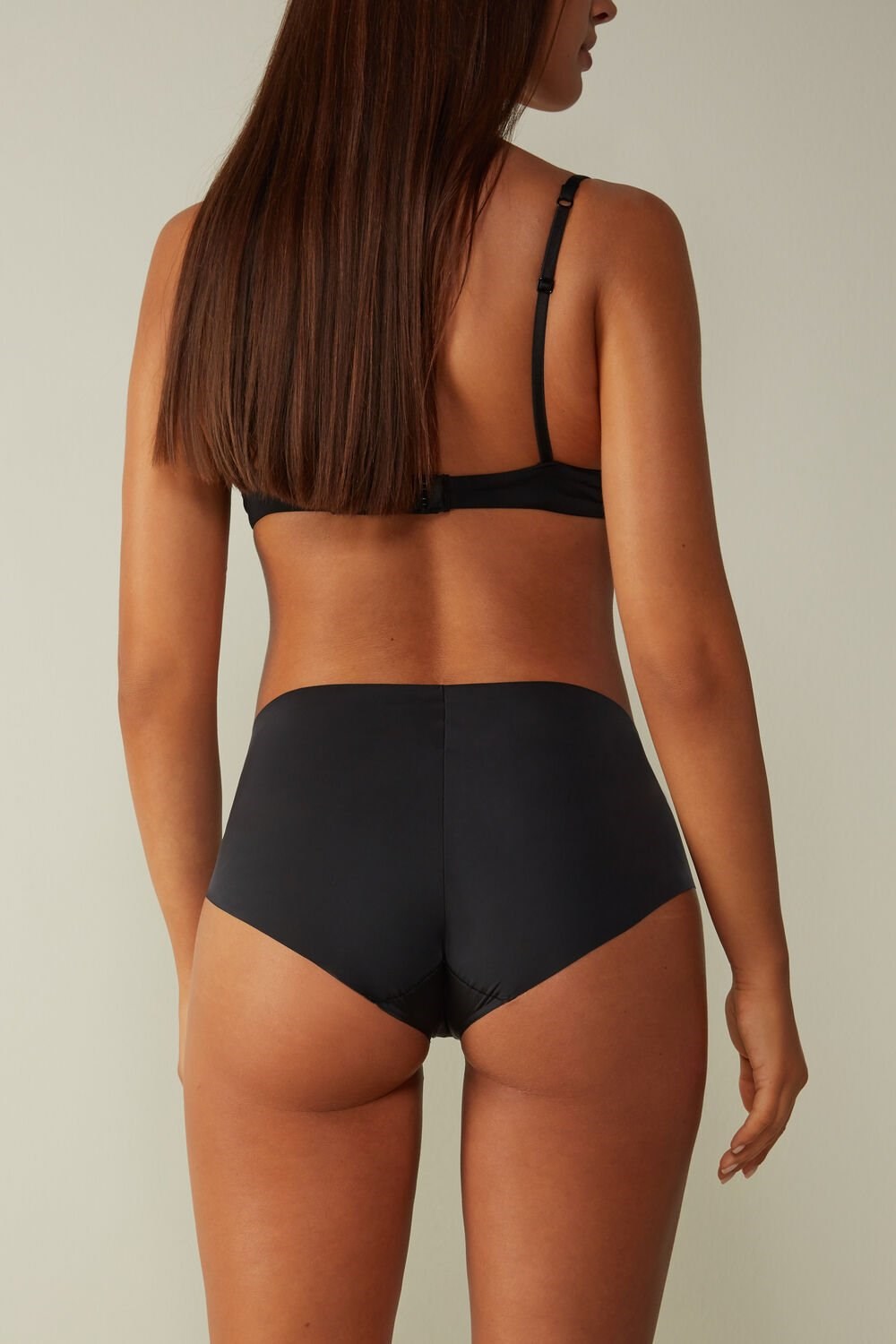 Intimissimi Seamless Microfiber Hipster Černé Černé | 2138750-MN