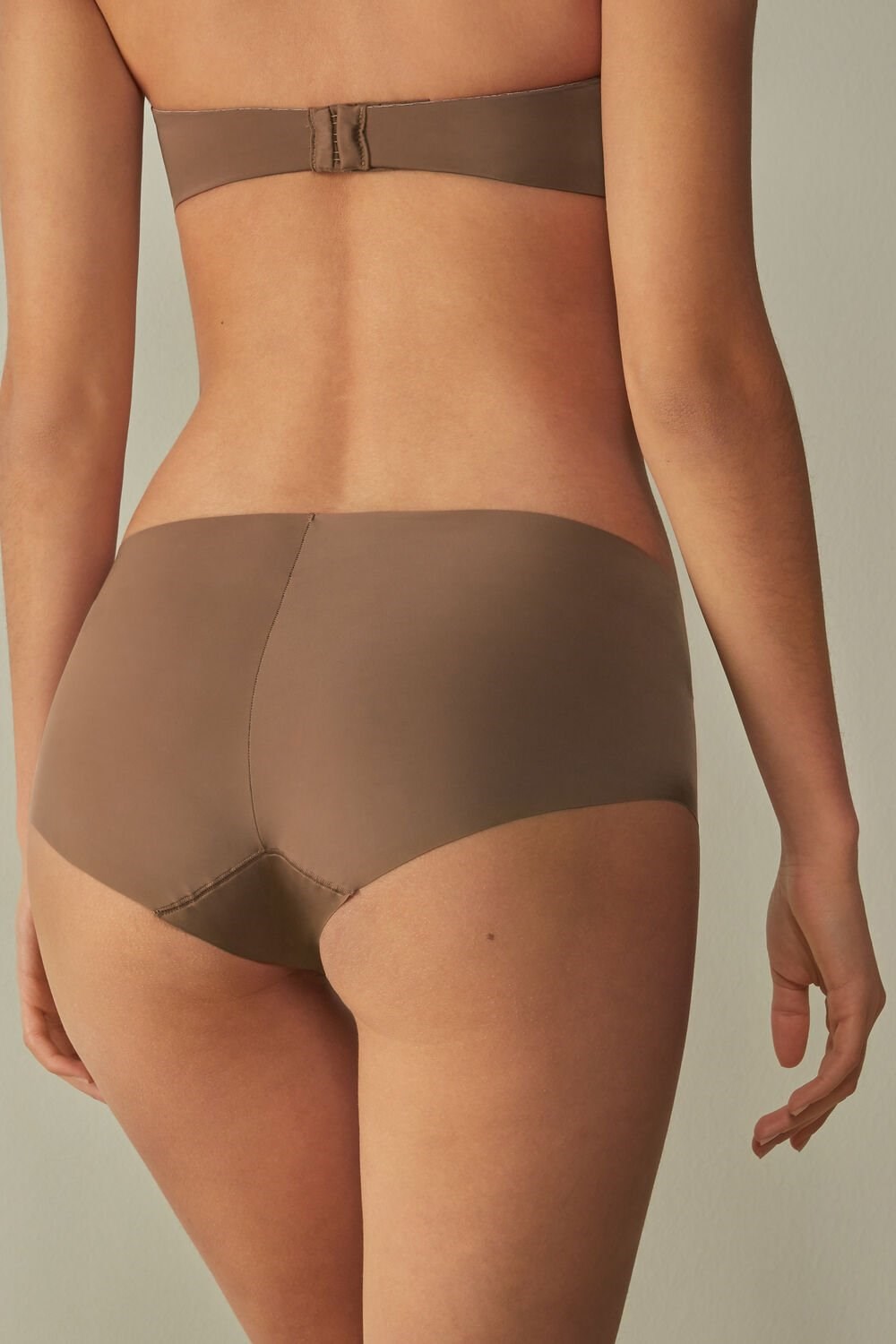 Intimissimi Seamless Microfiber Hipster Tmavě Béžový | 6834790-EW