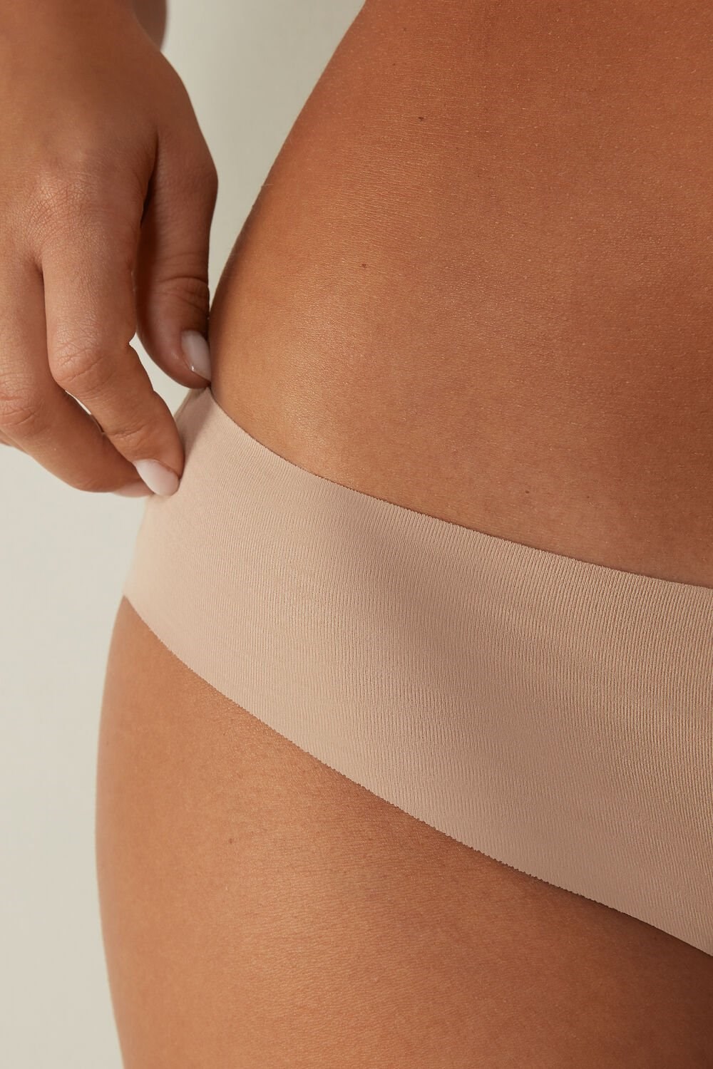 Intimissimi Seamless Supima® Bavlněné Panties Béžový | 0765921-RN