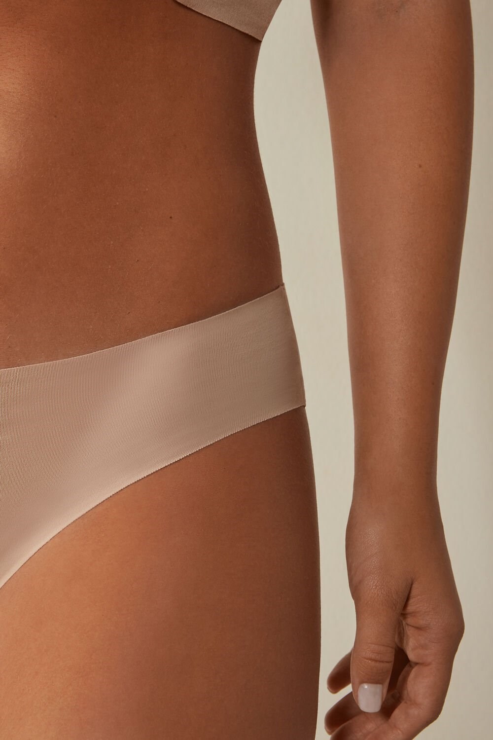 Intimissimi Seamless Supima® Bavlněné Panties Béžový | 0765921-RN