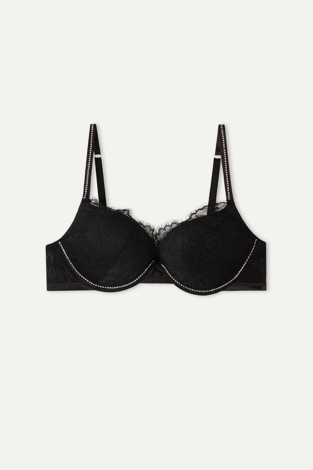 Intimissimi Shine High Like Stars Elettra Super Push-up Bra Černé Černé | 2159087-QP