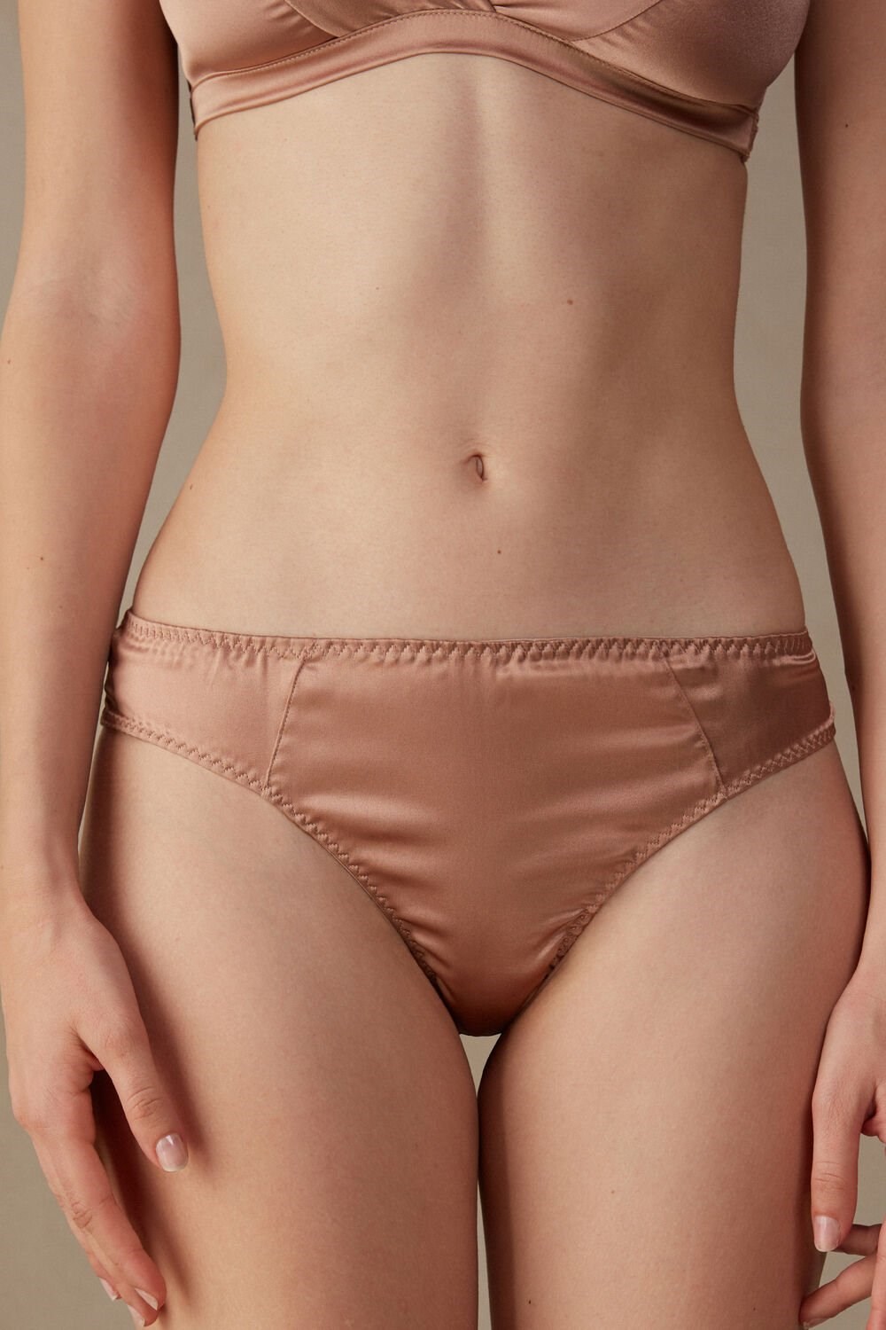 Intimissimi Silk Cheeky Briefs Růžové | 1359207-KZ