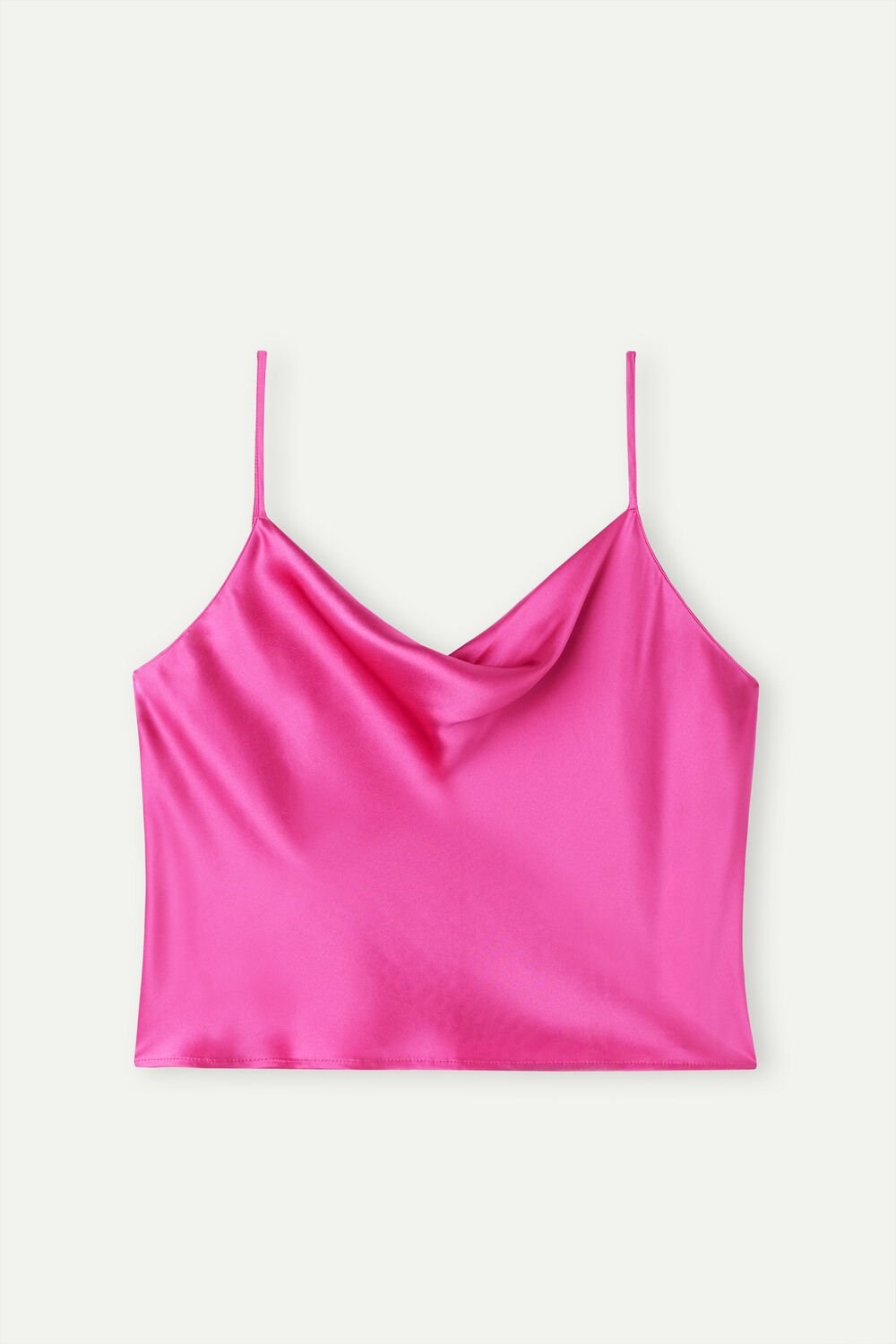 Intimissimi Silk Crop Camisole Růžové Růžové | 0214976-OT