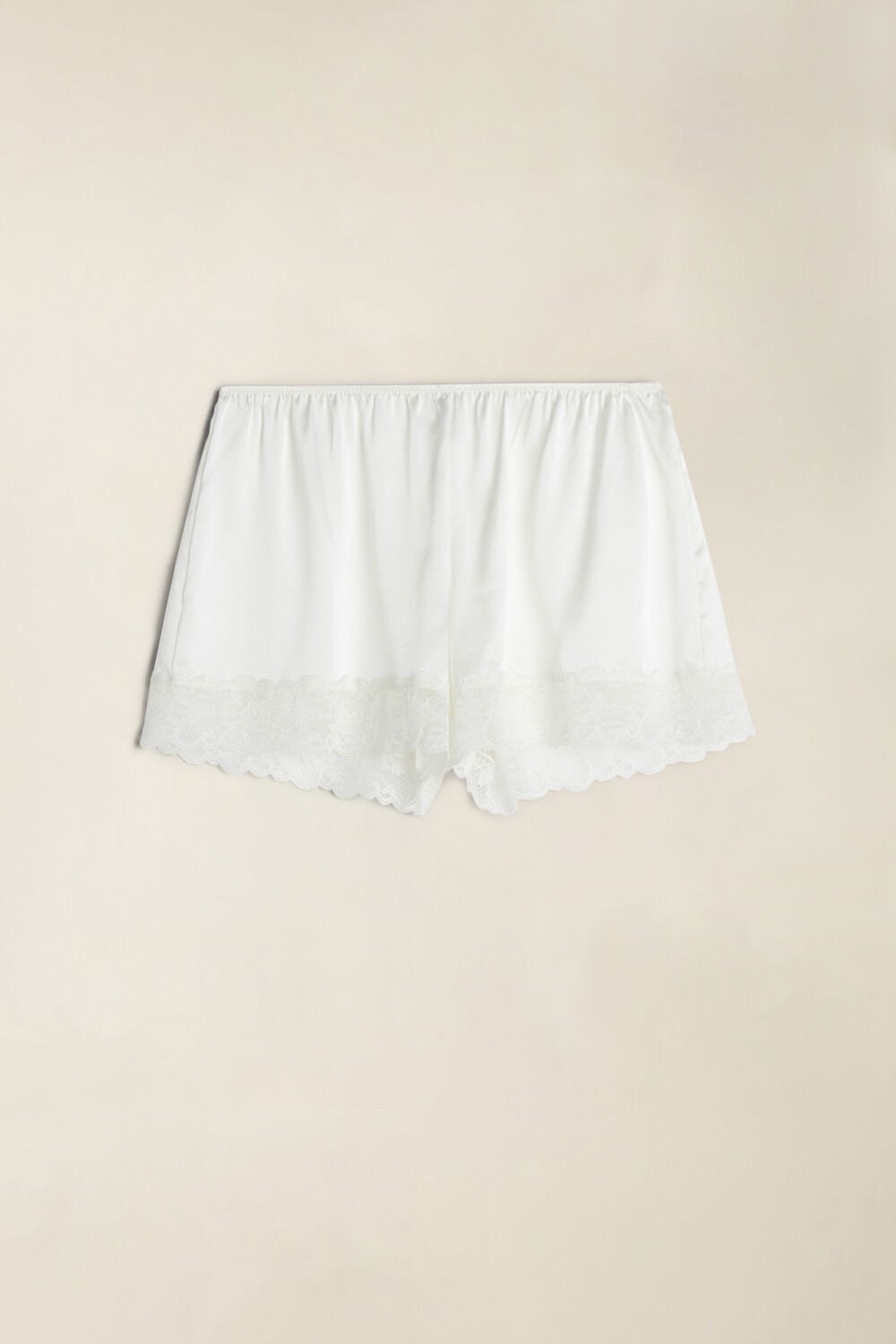 Intimissimi Silk Shorts Bílé | 5076912-YJ