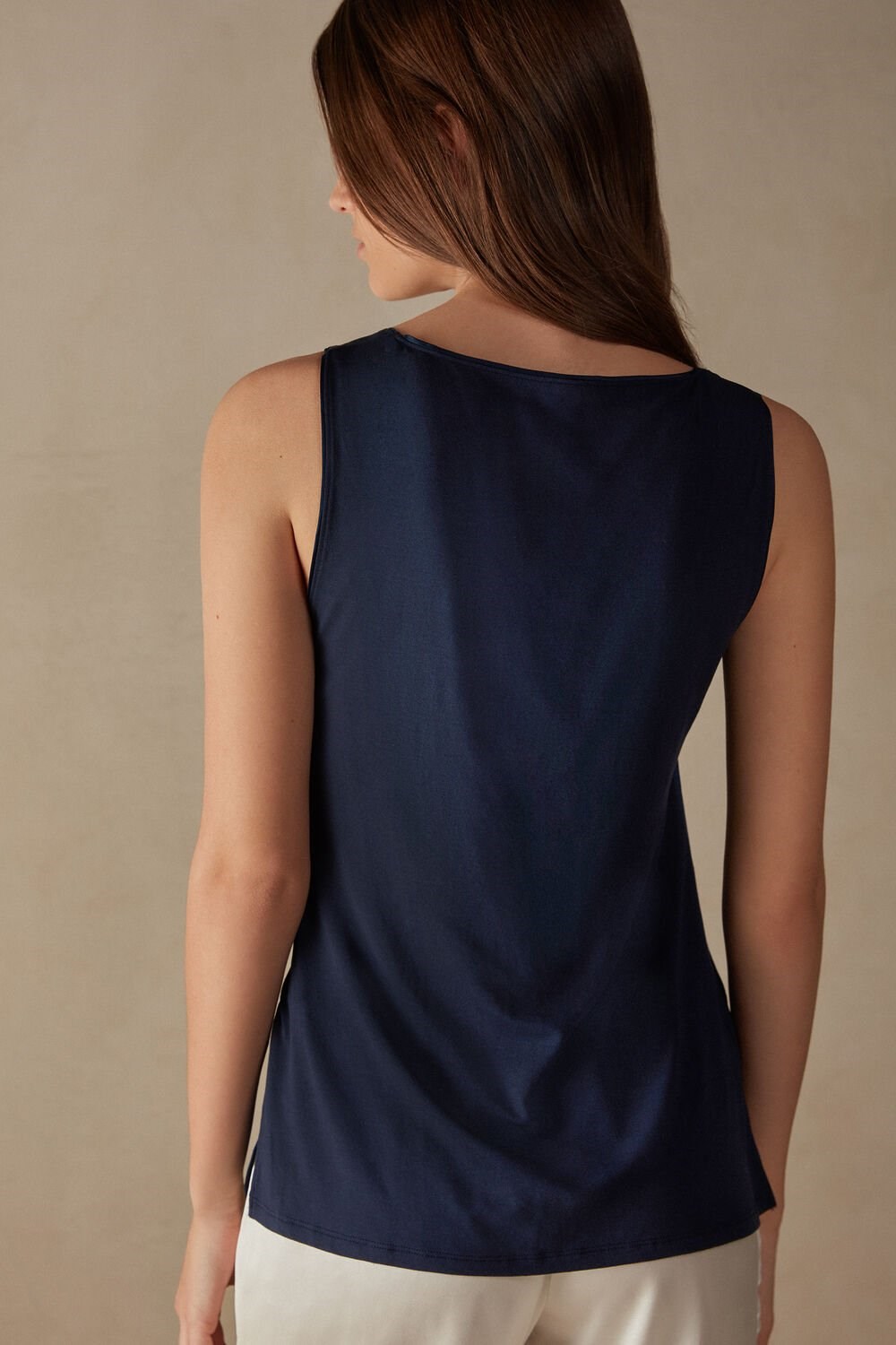 Intimissimi Silk and Modal Tank Top Blankyt Blankyt | 6384750-NP