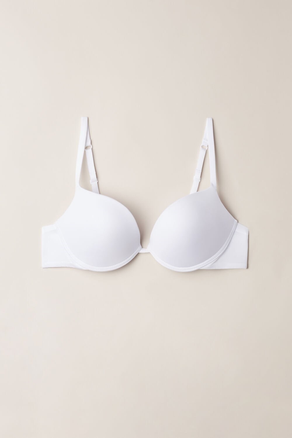 Intimissimi Simona Super Push-up Bra in Ultralight Microfiber Bílé Bílé | 9678102-UF