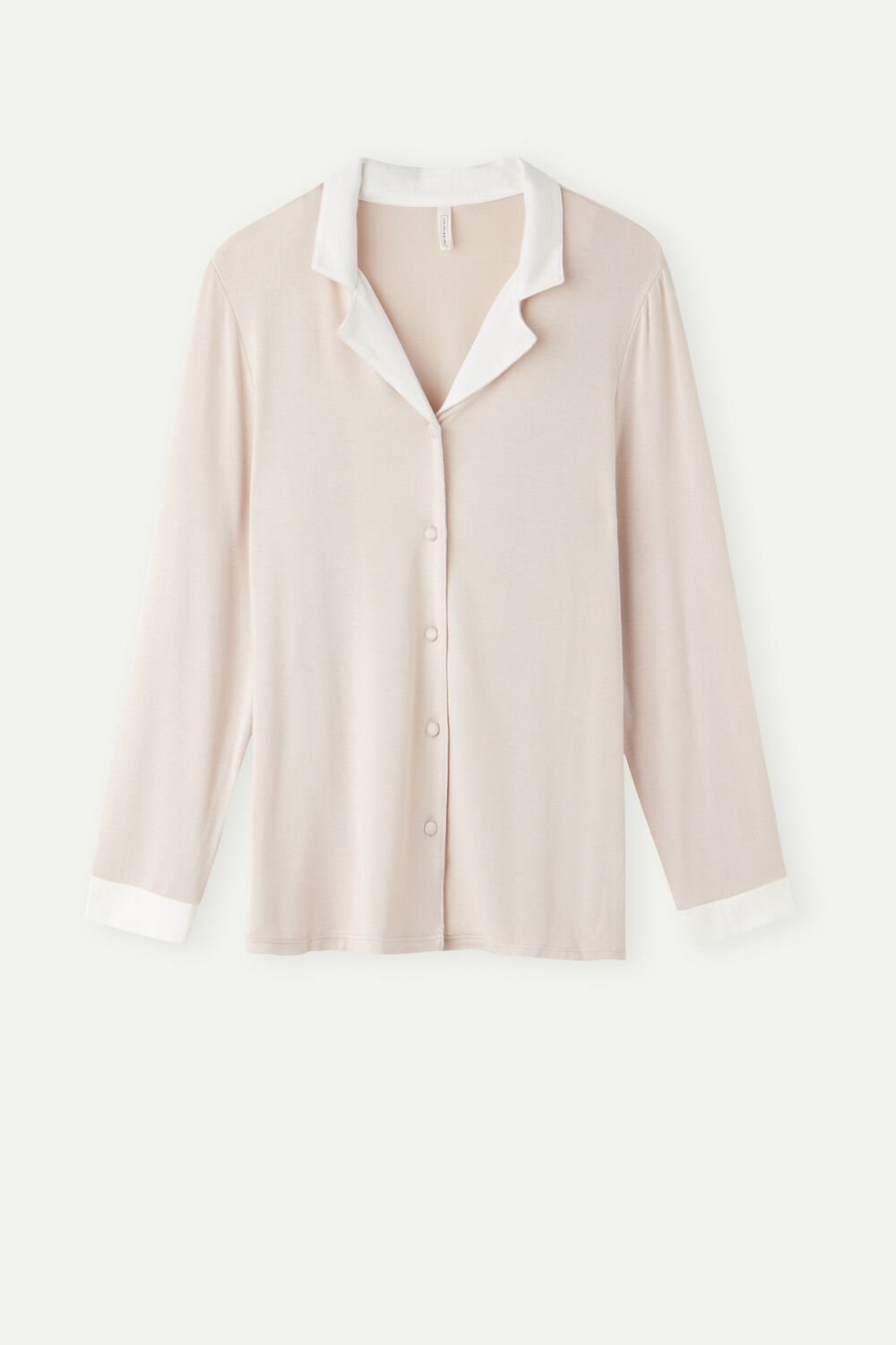 Intimissimi Simple Elegance Open Front Cardigan in Modal Růžové Růžové Bílé | 9480361-GW