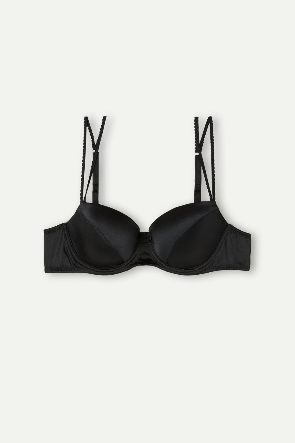 Intimissimi Sofia Balconette Bra in Silk Černé Černé | 6728149-WZ