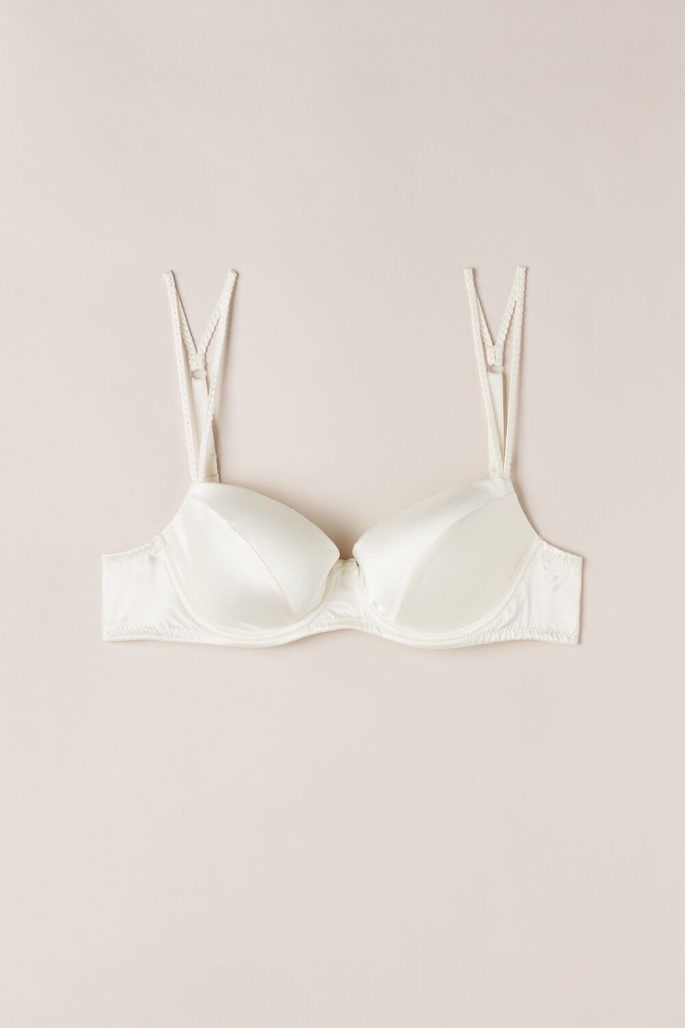 Intimissimi Sofia Balconette Bra in Silk Bílé | 8421095-SY