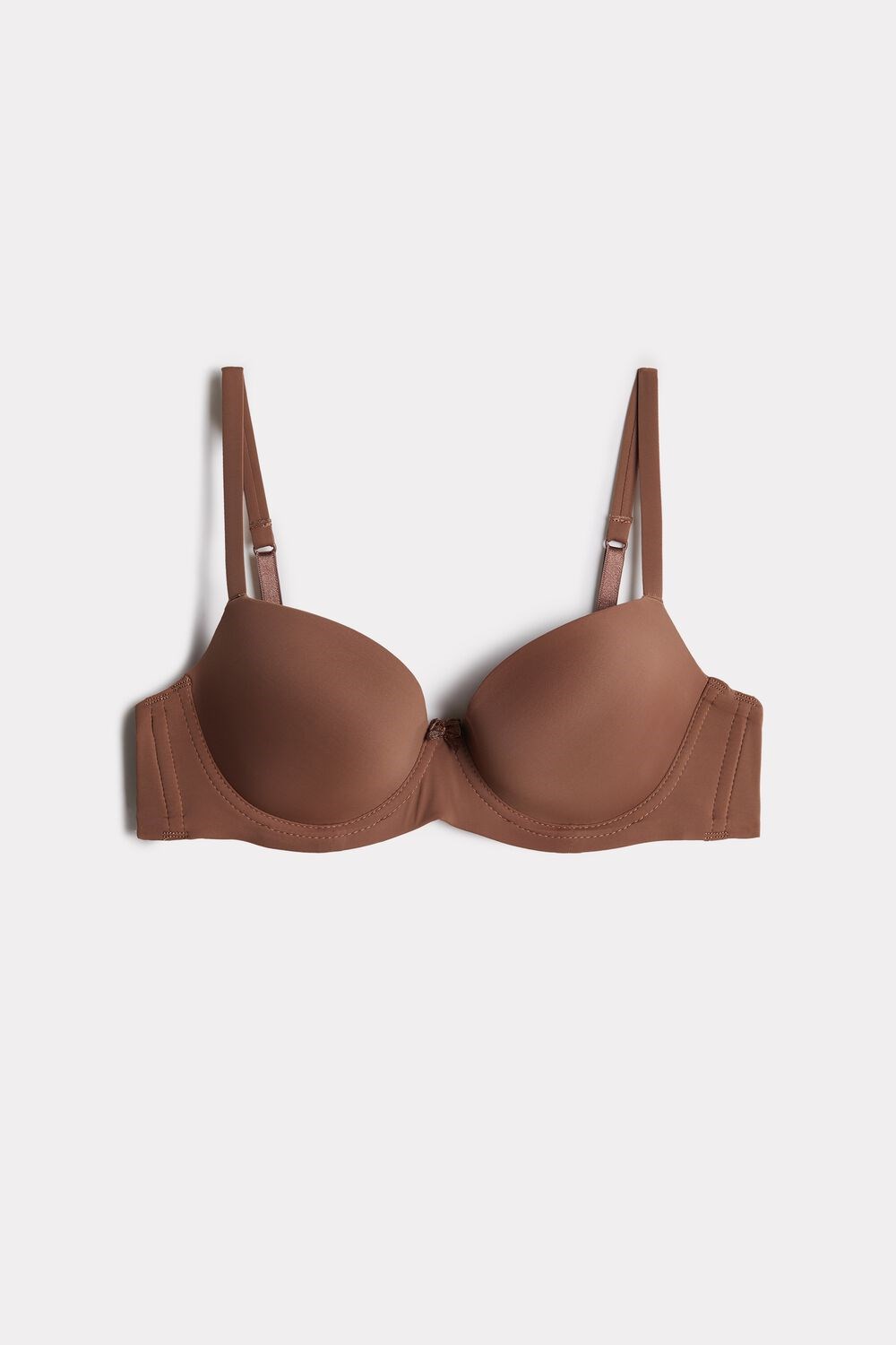 Intimissimi Sofia Microfiber Polstrovaný Balconette Bra Tmavě Béžový | 2704395-EM