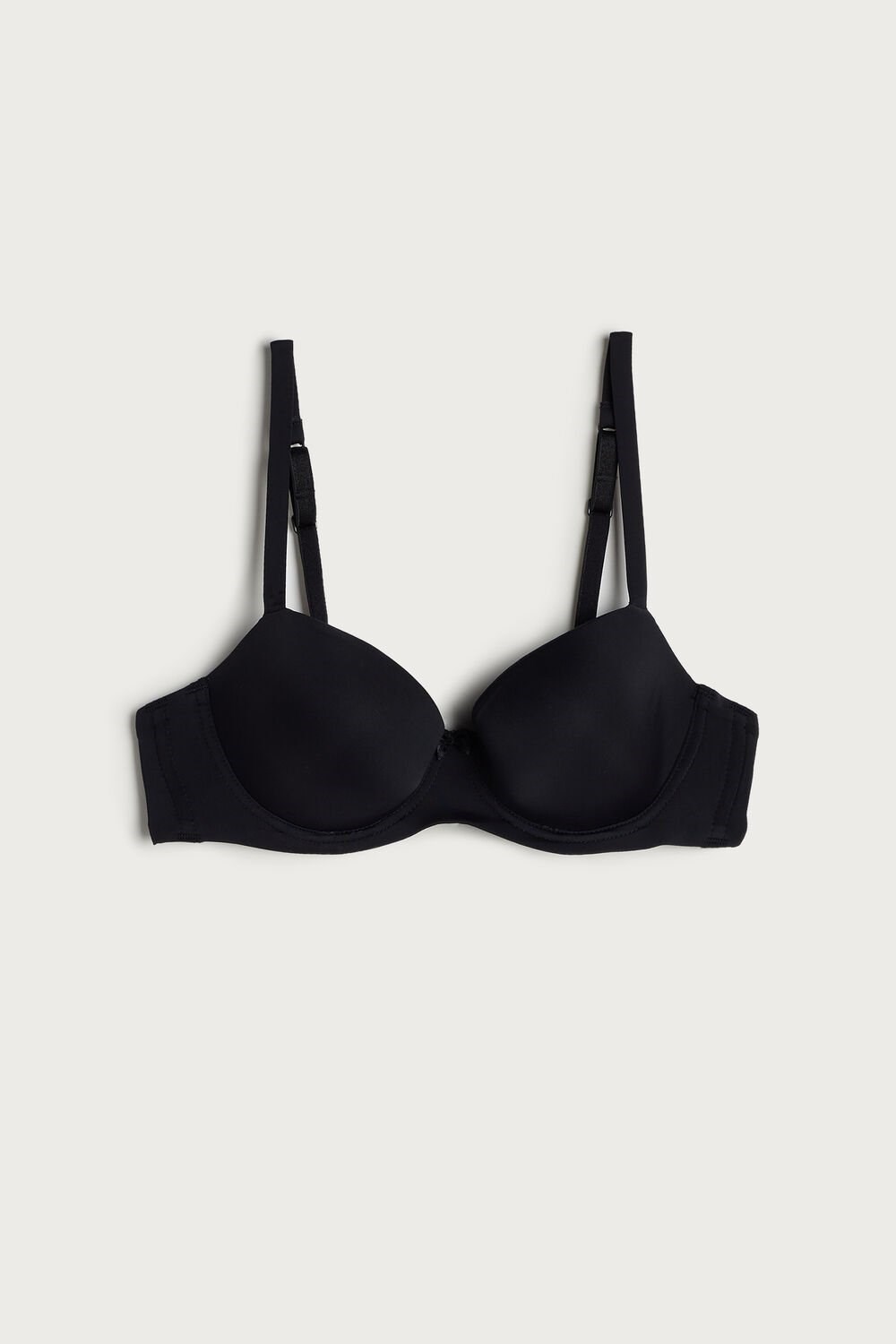 Intimissimi Sofia Microfiber Polstrovaný Balconette Bra Černé Černé | 5982740-NQ