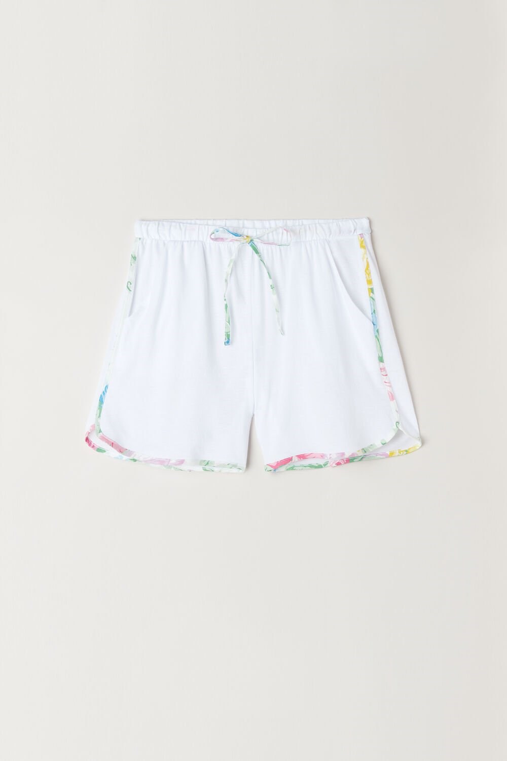 Intimissimi Summer Garden Shorts in Supima® Ultrafresh Bavlněné Bílé Bílé | 9286405-YN