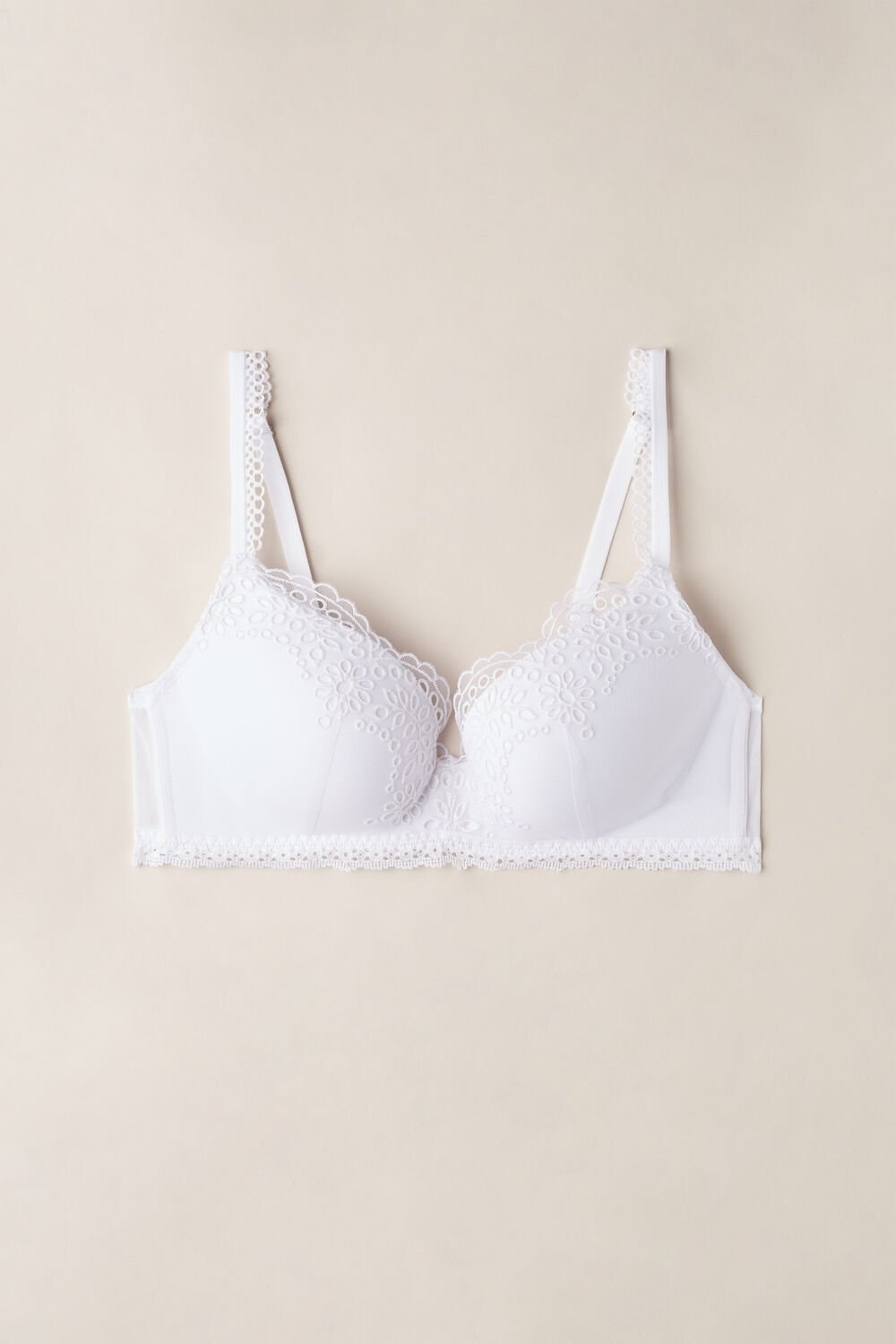 Intimissimi Timeless Simplicity Adele Triangle Bra Bílé Bílé | 1385670-BA