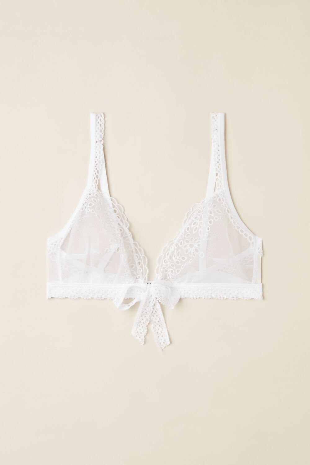 Intimissimi Timeless Simplicity Triangle Bra Bílé Bílé | 2430176-YS