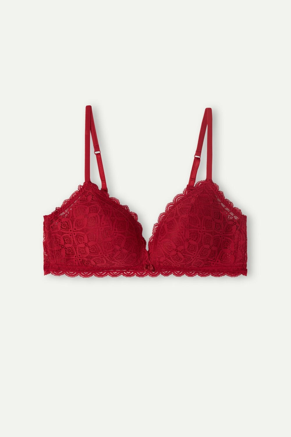 Intimissimi Tiziana Triangle Bra in Krajkové Červené Červené | 3845029-XN