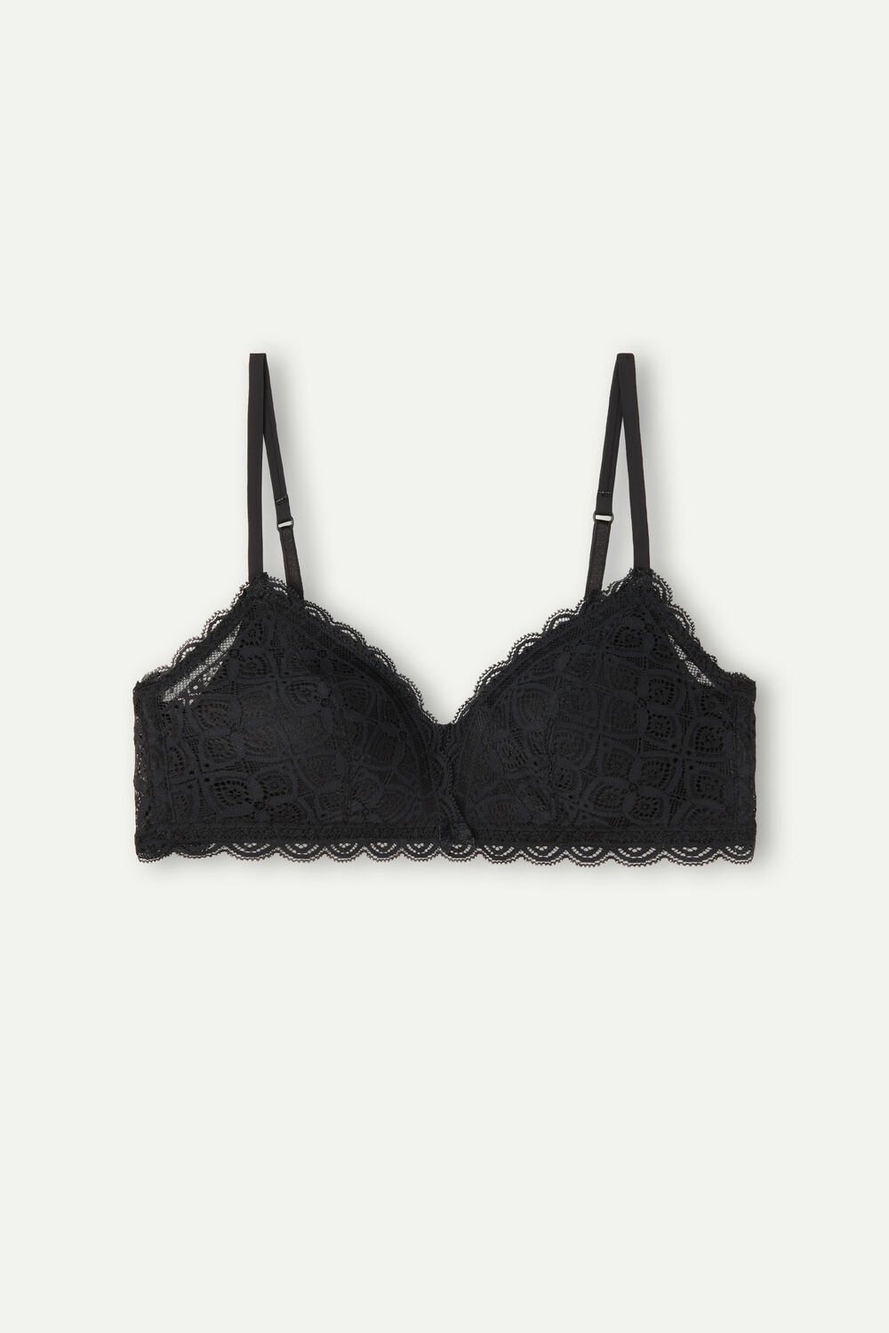 Intimissimi Tiziana Triangle Bra in Krajkové Černé Černé | 5089632-JS