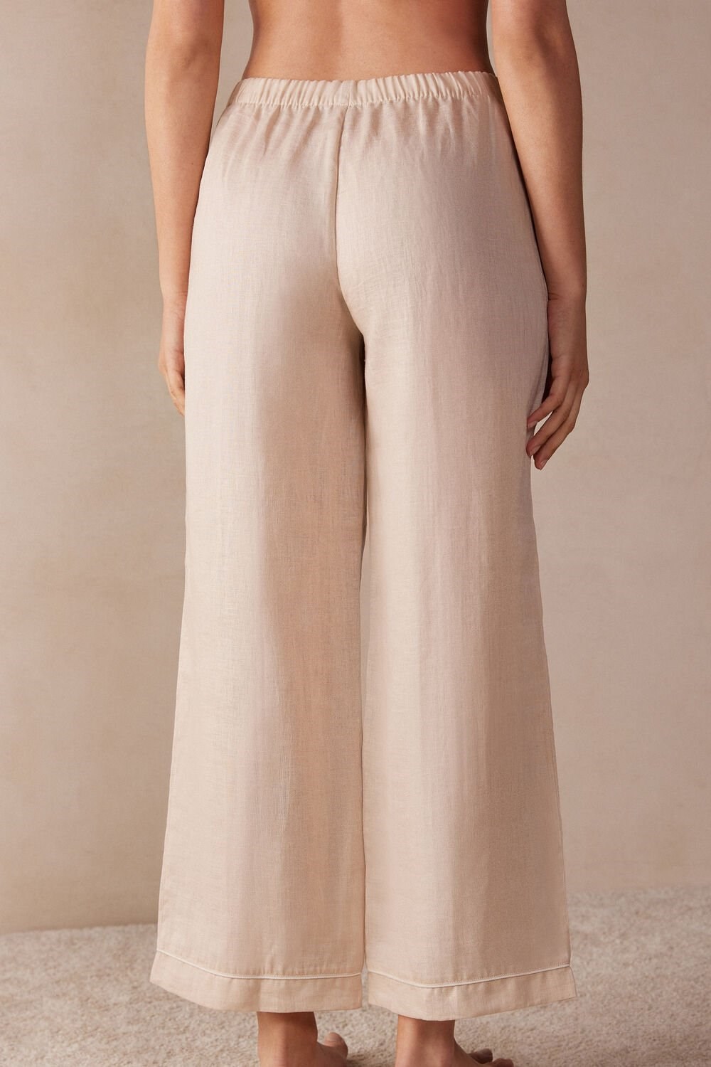 Intimissimi Yacht Night Linen Pants Béžový | 6587092-VG