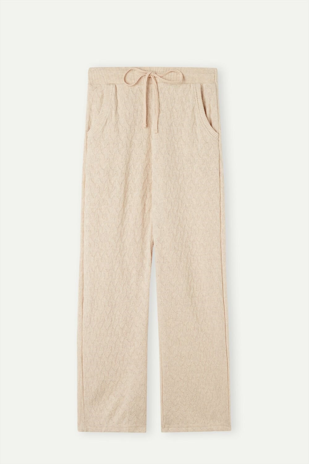 Intimissimi Zimní Braid Full Length Jacquard Pants Béžový | 5384162-VL